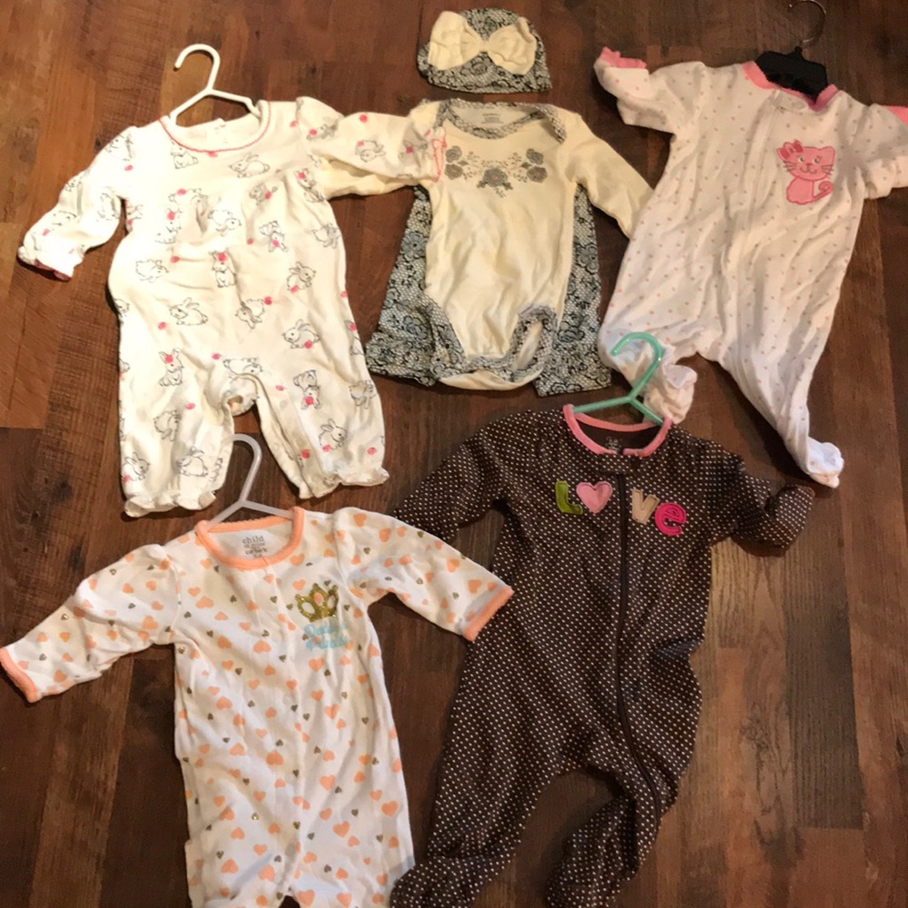 3-6 month girls outfits